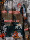 ARCHIVIO J.M.Ribot hand-painted graffiti dyed shirt/pants Italy AJM-W27-/MMG-COLORED PRINT shirt